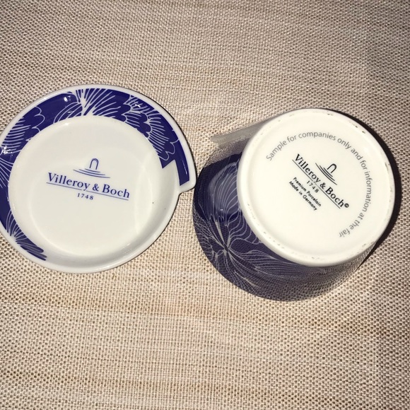 Villeroy& Boch 1748 Vintage Porcelain China Teacup and Saucer - Picture 3 of 3